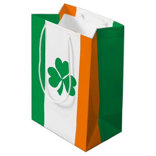 Flag of Ireland Shamrock Medium Gift Bag