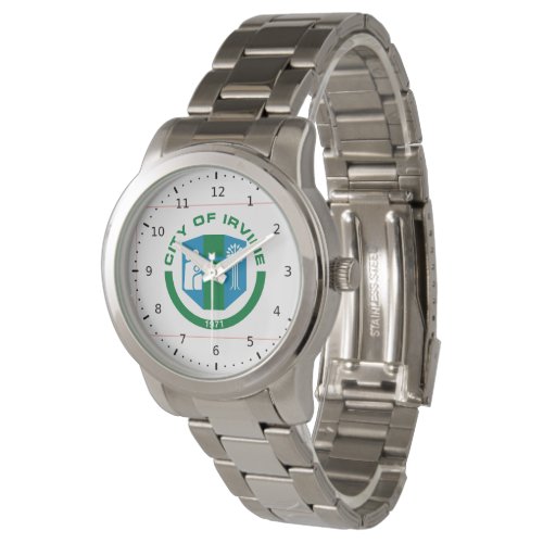 Flag of Irvine California Watch