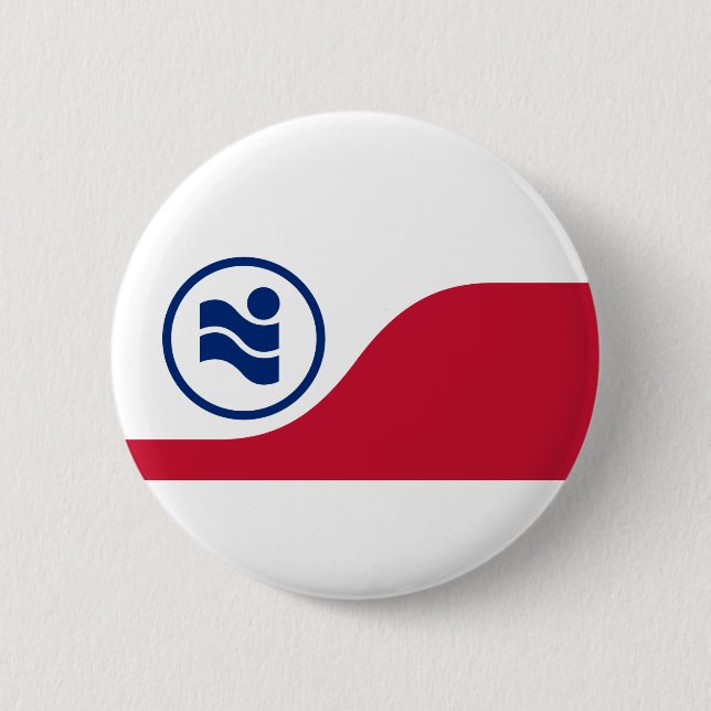 Flag of Irving, Texas Button (Front)