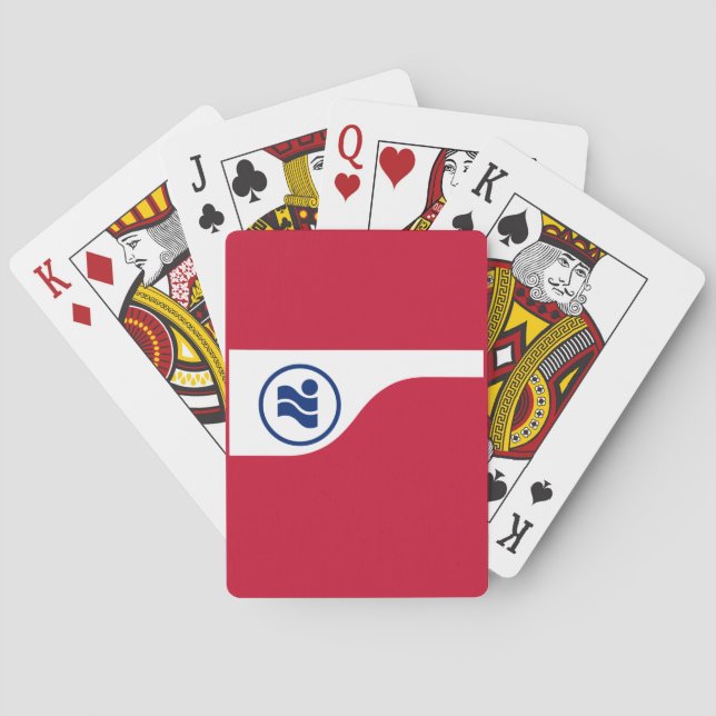 Flag of Irving, Texas Poker Cards (Back)