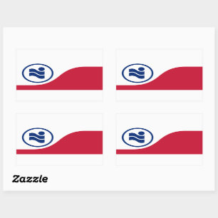 Flag of Irving, Texas Rectangular Sticker