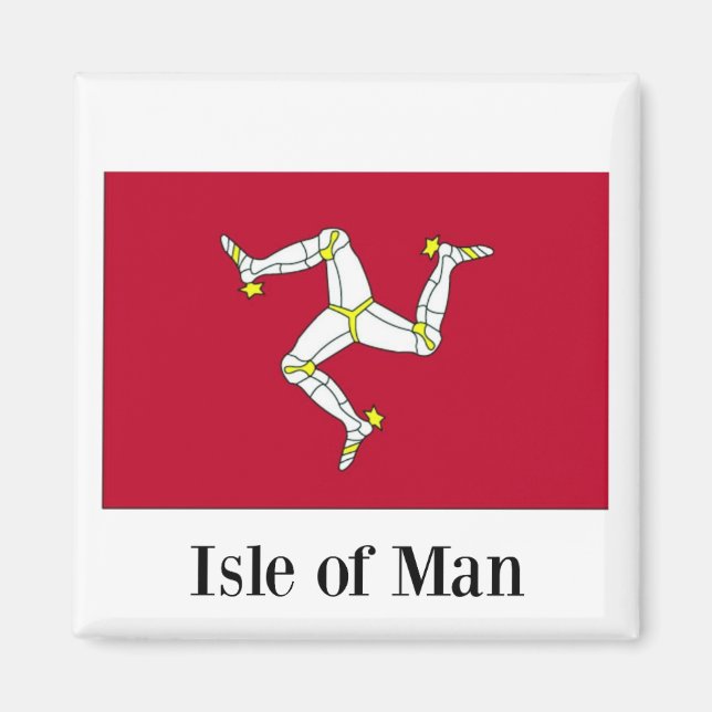 Flag of Isle of Man Magnet (Front)