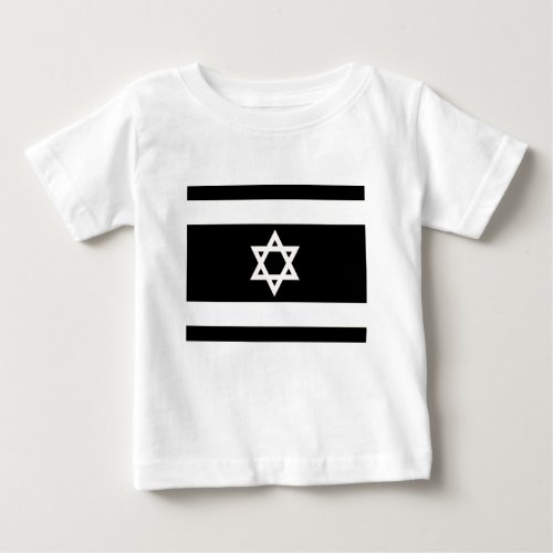 Flag of Israel _ דגל ישראל _ ישראלדיקע פאן Baby T_Shirt