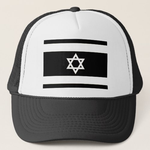 Flag of Israel _ דגל ישראל _ ישראלדיקע פאן Trucker Hat