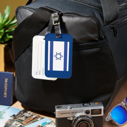 Flag of Israel A Travel Kit  Luggage Tag