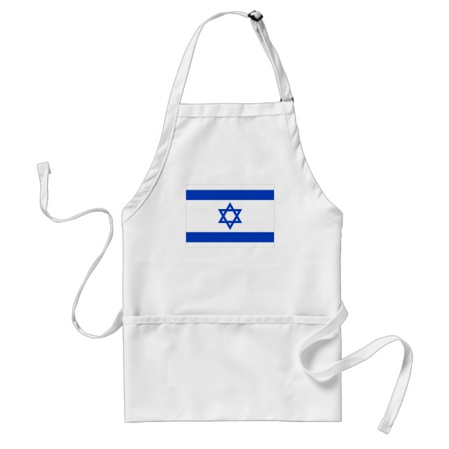 Flag of Israel Adult Apron (Front)