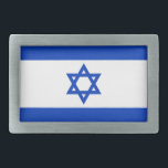 Flag of Israel Belt Buckle<br><div class="desc">Flag of Israel Belt Buckle</div>