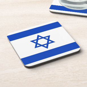Flag of Israel Beverage Coaster