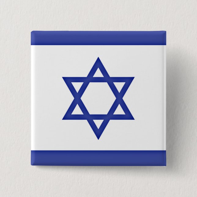 Flag of Israel  Button (Front)