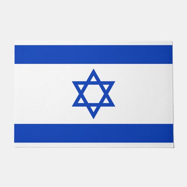 Flag of Israel Doormat (Front)