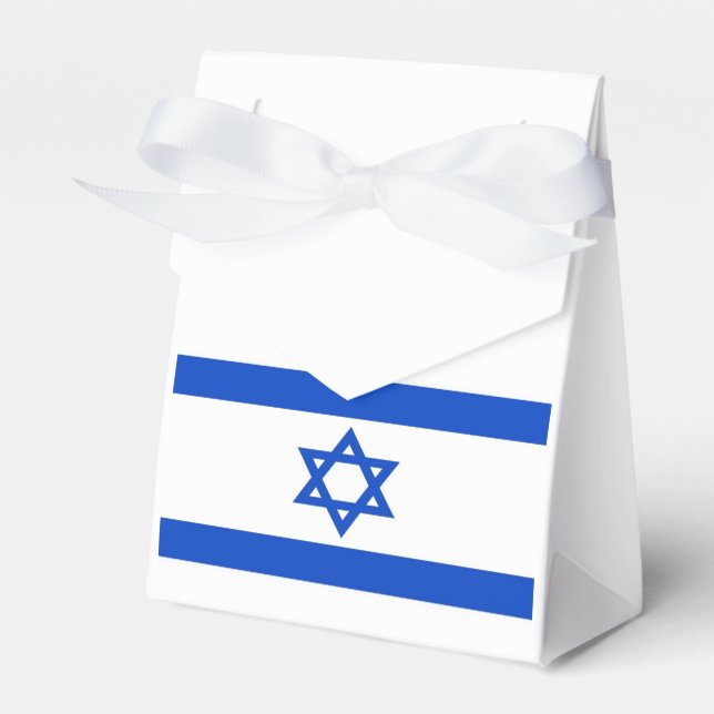 Flag of Israel Favor Boxes (Front Side)