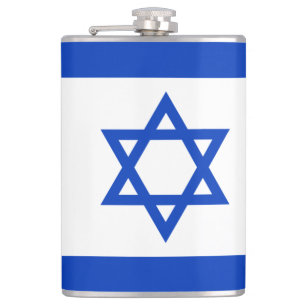 Flag of Israel Flask