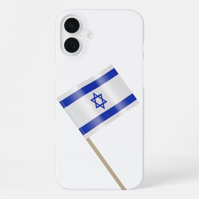 Flag of Israel Iphone Case (Back)