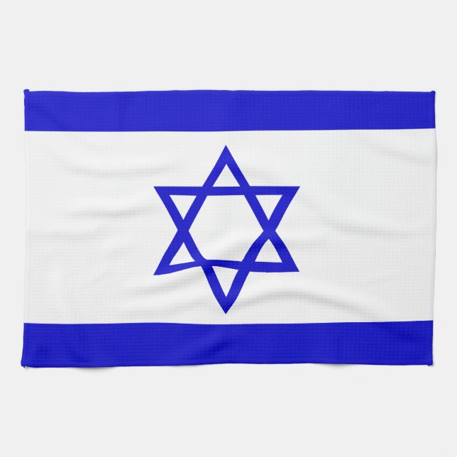 Flag of Israel Kitchen Towel (Horizontal)