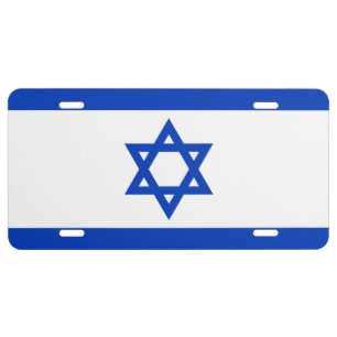 Flag of Israel License Plate