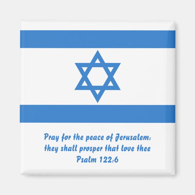 Flag of Israel, Magnet (Front)