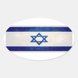 Flag of Israel Oval Sticker