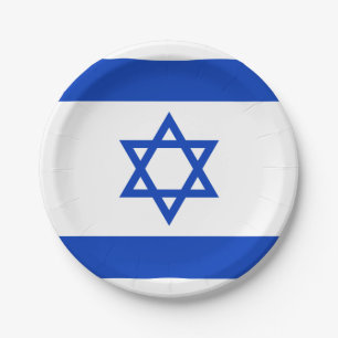 Flag of Israel Paper Plates