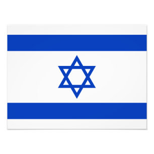 Flag of Israel Photo Print