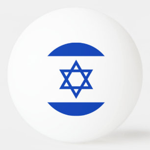 Flag of Israel Ping Pong Ball