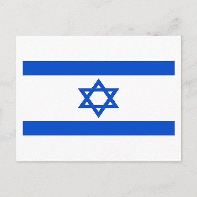 Flag of Israel Postcard (Front)