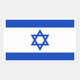 Flag of Israel Rectangular Sticker