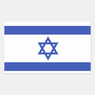Flag of Israel Rectangular Sticker