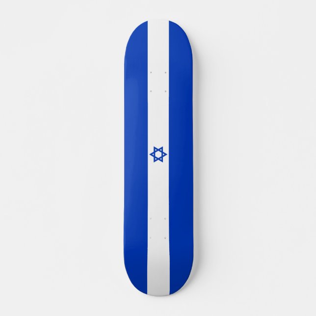 Flag of Israel Skateboard Deck (Front)