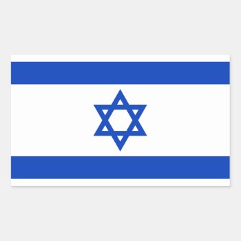 Flag Of Israel Sticker by StillImages at Zazzle