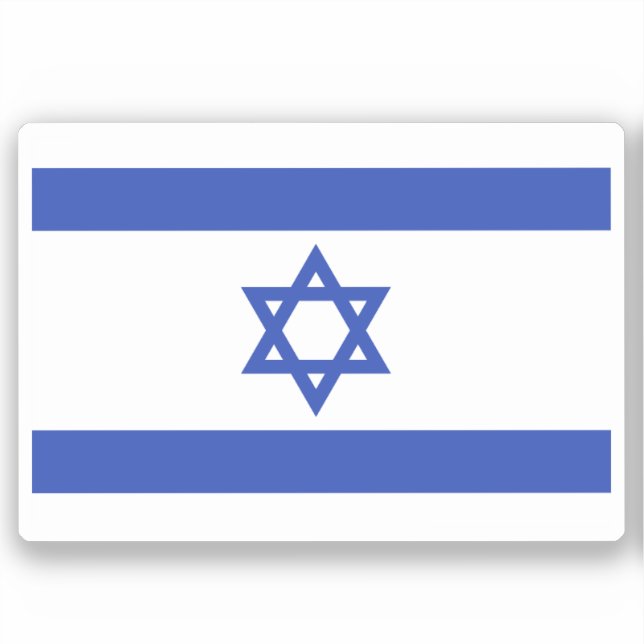 Flag of Israel Sticker (Front)