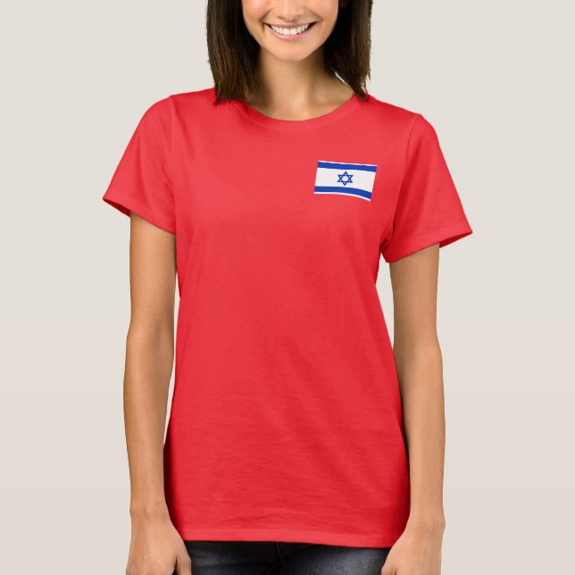 Flag of Israel T-Shirt (Front)