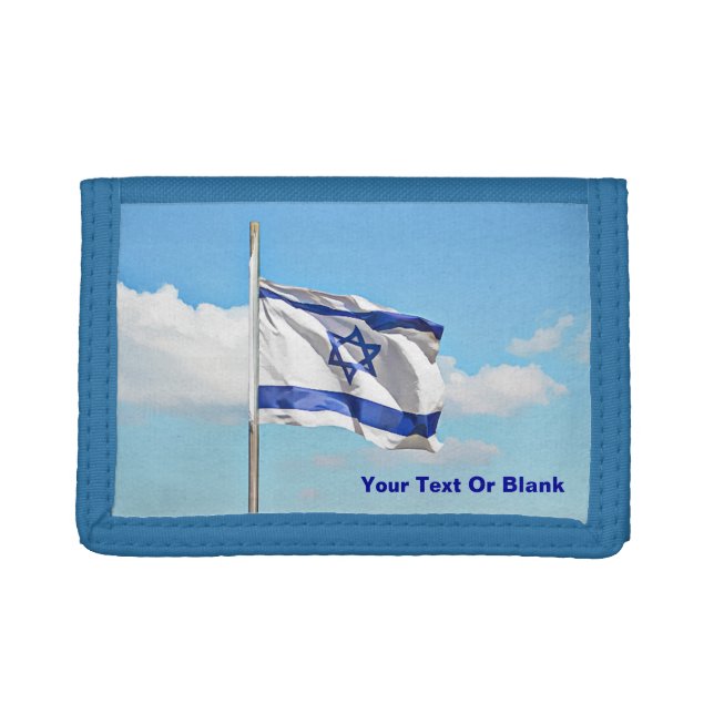 Flag Of Israel Trifold Wallet (Front)