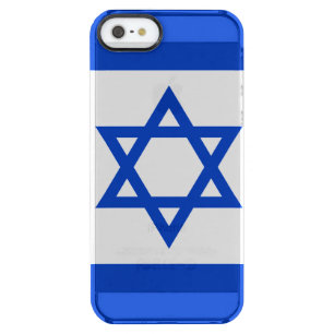 Flag of Israel Clear iPhone SE/5/5s Case