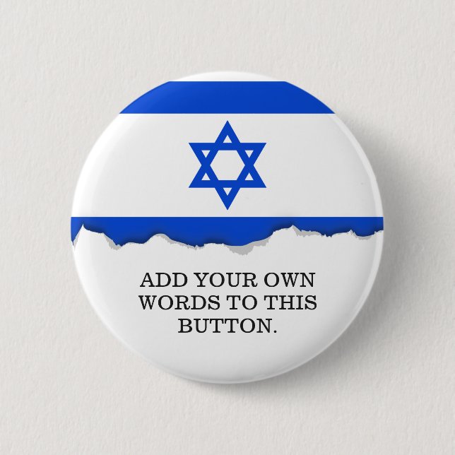 Flag of Israeli Button (Front)