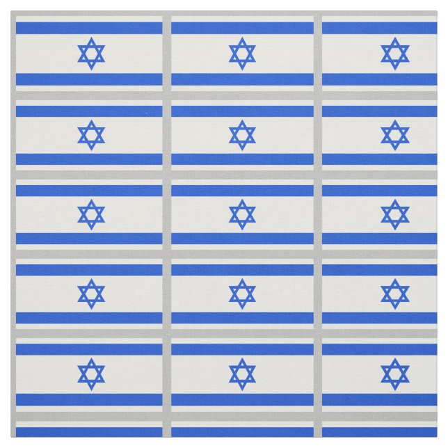 Flag of Israeli Fabric (Swatch)