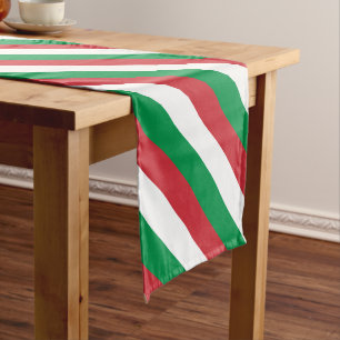 Flag of Italia Short Table Runner