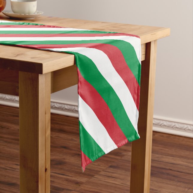 Flag of Italia Short Table Runner (In Situ)