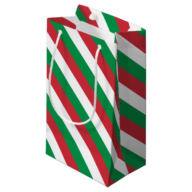Flag of Italia Small Gift Bag (Front Angled)