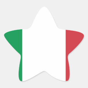 Flag of Italia Star Sticker