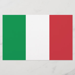 Flag of Italia Stationery