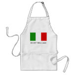 Flag Of Italy Adult Apron at Zazzle