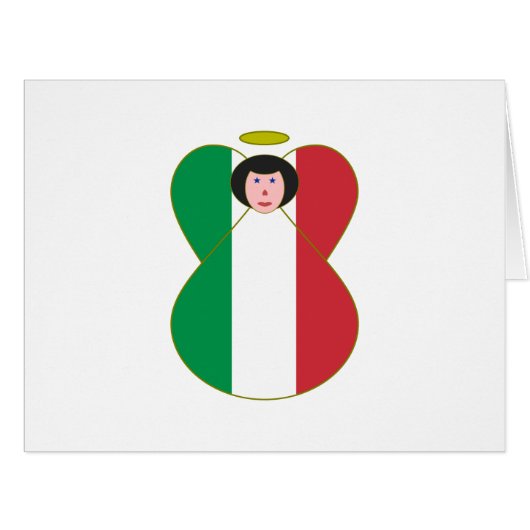 Flag of Italy Angel (Front Horizontal)