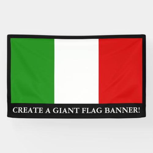 Flag of Italy Banner