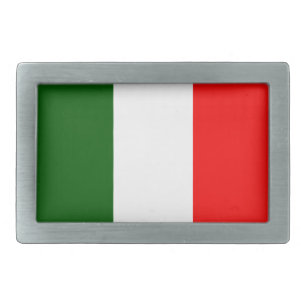 Flag of Italy Belt Buckle