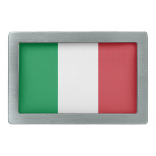 Flag of Italy Belt Buckle
