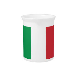 Flag of Italy Beverage Pitcher