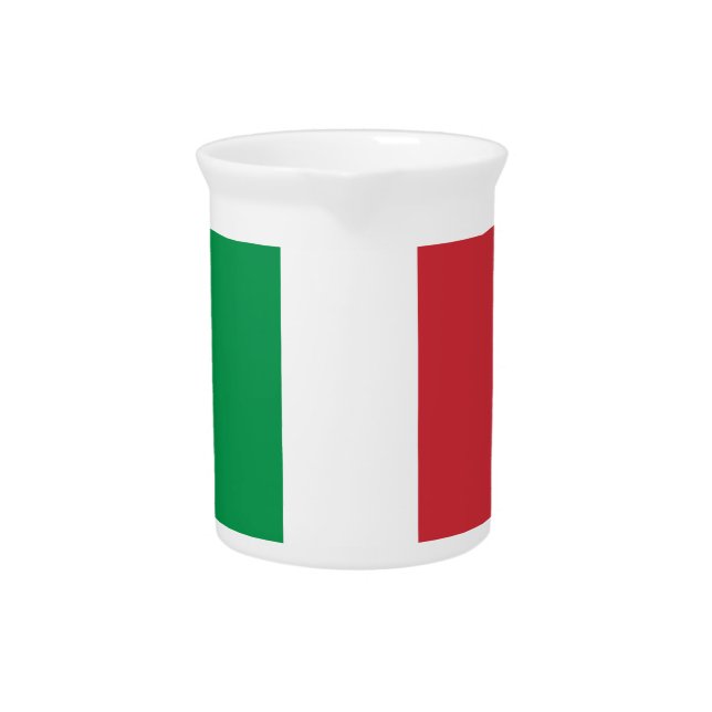 Flag of Italy Beverage Pitcher (Front)