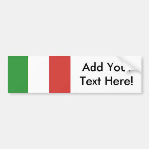 Flag of Italy Bumper Sticker