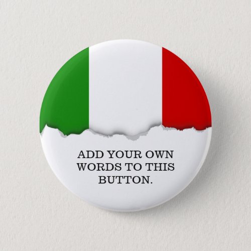 Flag of Italy Button