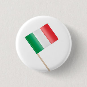 Flag of Italy Button